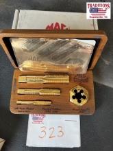 1996 MAC Tools 24K Gold Plated Tap & Die Set