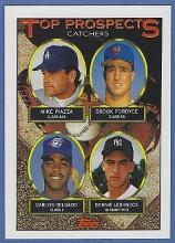High Grade 1993 Topps #701 Mike Piazza RC Los Angeles Dodgers
