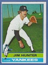 High Grade 1976 Topps #100 Jim Catfish Hunter New York Yankees