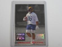 1993 PRO SET POWER FOOTBALL JEROME BETTIS POWER PICKS ROOKIE CARD HOF