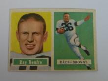 1957 TOPPS FOOTBALL #76 RAY RENFRO CLEVELAND BROWNS