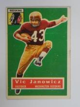 1956 TOPPS FOOTBALL #13 VIC JANOWICZ WASHINGTON REDSKINS NICE EYE APPEAL