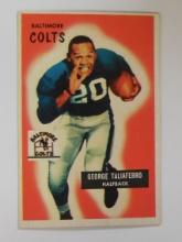 1955 BOWMAN FOOTBALL #97 GEORGE TALIAFERRO BALTIMORE COLTS VINTAGE