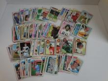 LARGE 1970'S TOPPS BASEBALL AND FOOTBALL CARD LOT