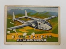 1952 TOPPS WINGS FRIEND OR FOE #40 C-82 PACKET USAF