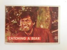 1956 TOPPS DAVEY CROCKETT SERIES 2 #3A CATCHING A BEAR