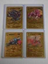 CUSTOM POKEMON GOLD FOIL TCG LOT VERY NICE