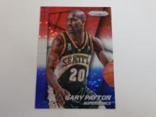 2014-15 PANINI PRIZM GARY PAYTON RED WHITE BLUE PULSAR PRIZM SUPERSONICS