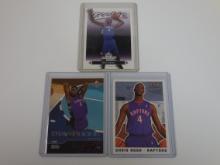 2003-04 UPPER DECK AND FLEER CHRIS BOSH ROOKIE CARD RC LOT X 3 RAPTORS