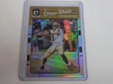 2016 PANINI DONRUSS OPTIC DREW BREES HOLO SILVER PRIZM NEW ORLEANS SAINTS