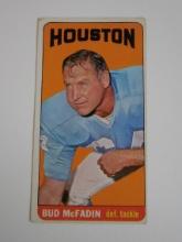 1965 TOPPS FOOTBALL #81 BUD MCFADIN TALL BOY HOUSTON OILERS VINTAGE