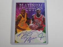 RARE ACEO ICONIC INK KOBE BRYANT MICHAEL JORDAN DUAL ART CARD FACSIMILE