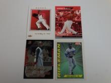 LOT OF FOUR KEN GRIFFEY JR CARDS 1990S 2000S REDS MARINERS