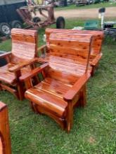 Cedar Glider Chair