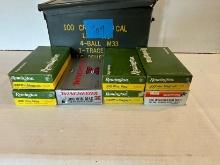 7 Boxes of 300 Win. Magnum Rounds in Metal Ammo Can
