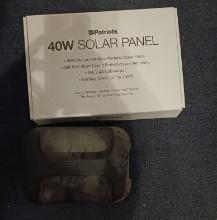 40W Monocrystalline Portable Solar Panel
