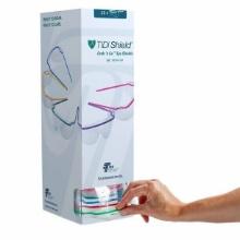 1 Case of 4 boxes Of TIDIShield® Grab‘n Go™ Eye Shields with Dispenser 9210A Sleeve of 25 Pc