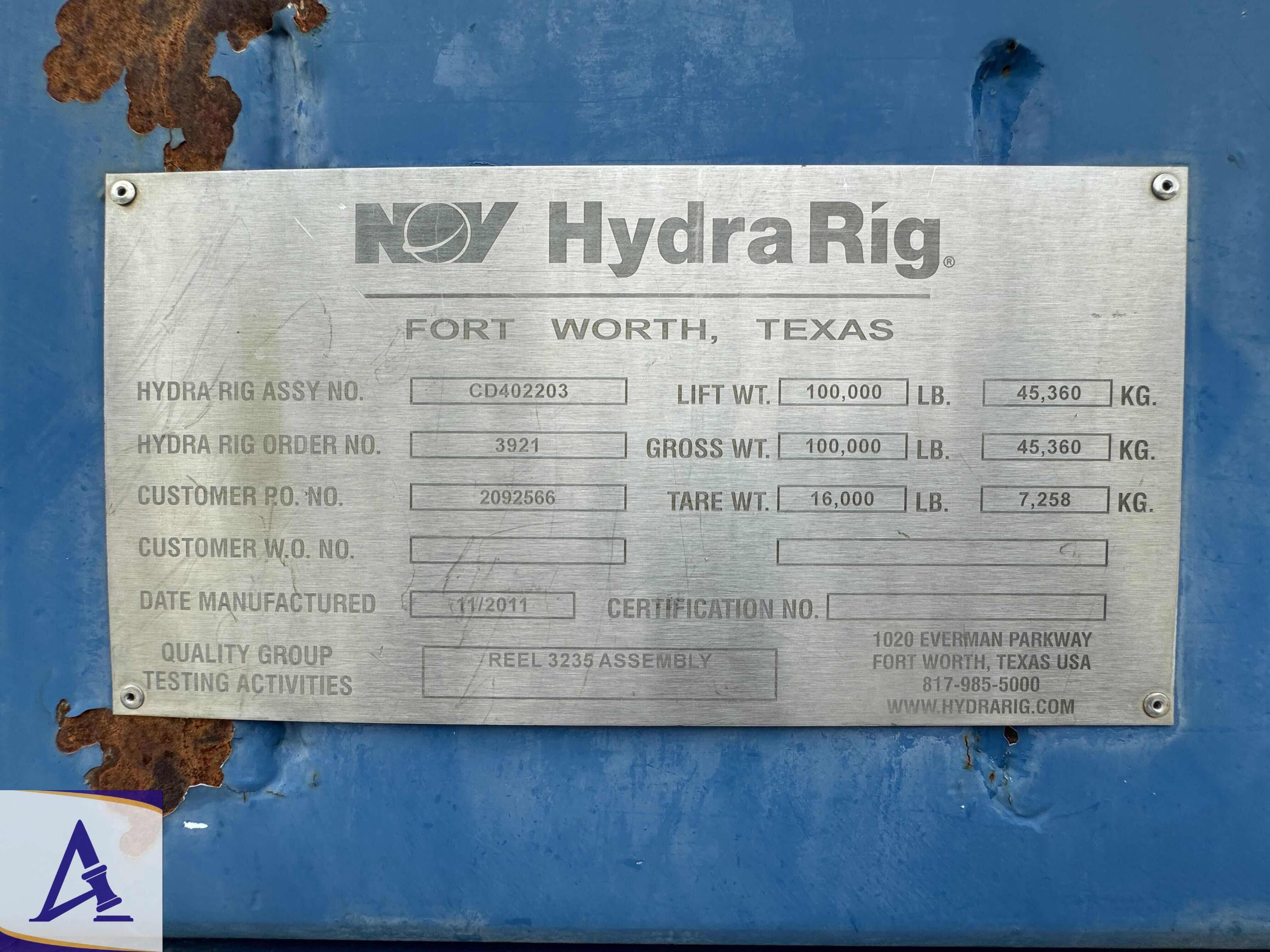 2011 Hydra Rig HR6100 CTU - Complete Unit - HR6100 Injector!