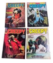 4- Vintage Creepy Magazines- 57, 58, 60, 62