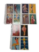 Vintage Mutoscope Pin-Up Girl Card Collection Lot