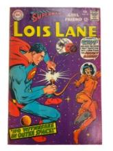 SUPERMAN'S GIRL FRIEND LOIS LANE #81 1968 NEAL ADAMS SPACE CAPSULE COVER