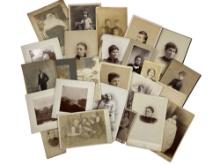 Antique Cabinet Card Photo Collection Lot