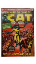 The Cat #1 Marvel 1st App & Origin Greer Grant (Tigra) Comic Book