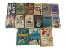 Vintage Ian Fleming James Bond 007 Book Collection Lot
