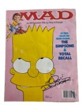 MAD Magazine #299 Bart Simpson Cover Signed by Mort Drucker
