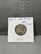 1945-S 35% Silver War Nickel
