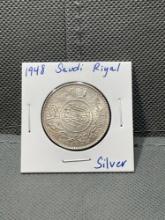 1948 Saudi Riyal Silver