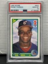 Frank Thomas 1990 Score Rookie RC PSA 10 GEM MINT #663