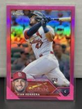 Ivan Herrera 2023 Topps Chrome Pink Refractor Rookie RC #177