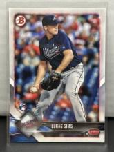 Lucas Sims 2018 Bowman Rookie RC #82