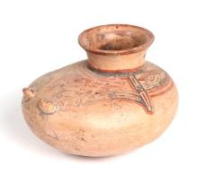 Pre-Columbian Nicoya Polychrome Kidney Effigy Urn
