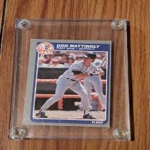 Encased 1985 Fleer Don Mattingly #133 New York Yankees