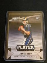 2016 Playoff Jared Goff RC Rookie Base Player of The Day Insert Rams Lions #21