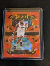 2023-24 Panini Select #14 Paul George Red Cracked Ice Prizm