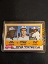 1981 Topps #479 Expos Future Stars (Tim Raines / Roberto Ramos / Bobby Pate)
