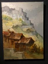 Antonio Di Viccaro Hillside View Oil Painting