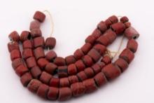 A Large Strand of Greenheart Trade Beads