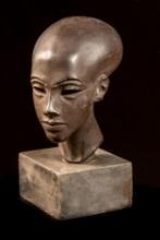 Vintage Egyptian Head Bust Queen Nefertiti By ALVA Studios