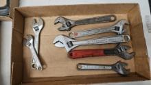 Adjustable wrenches, crescent and Craftsman
