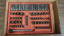 Craftsman 3/8" socket set, nearly complete,