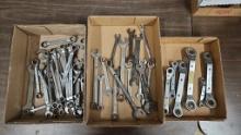 3 boxes of wrenches
