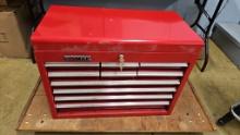 Homak 10 drawer toolbox with key