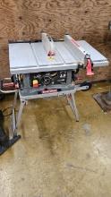 Craftsman 10" table saw with folding stand