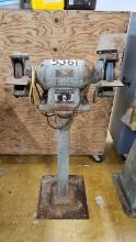Millers Falls Tools ball bearing grinder on stand