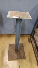 Tool stand stand 37 1/2" tall 10"x7" top plate