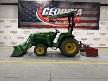 2017 John Deere 3025E With Box Blade (704 HRS)